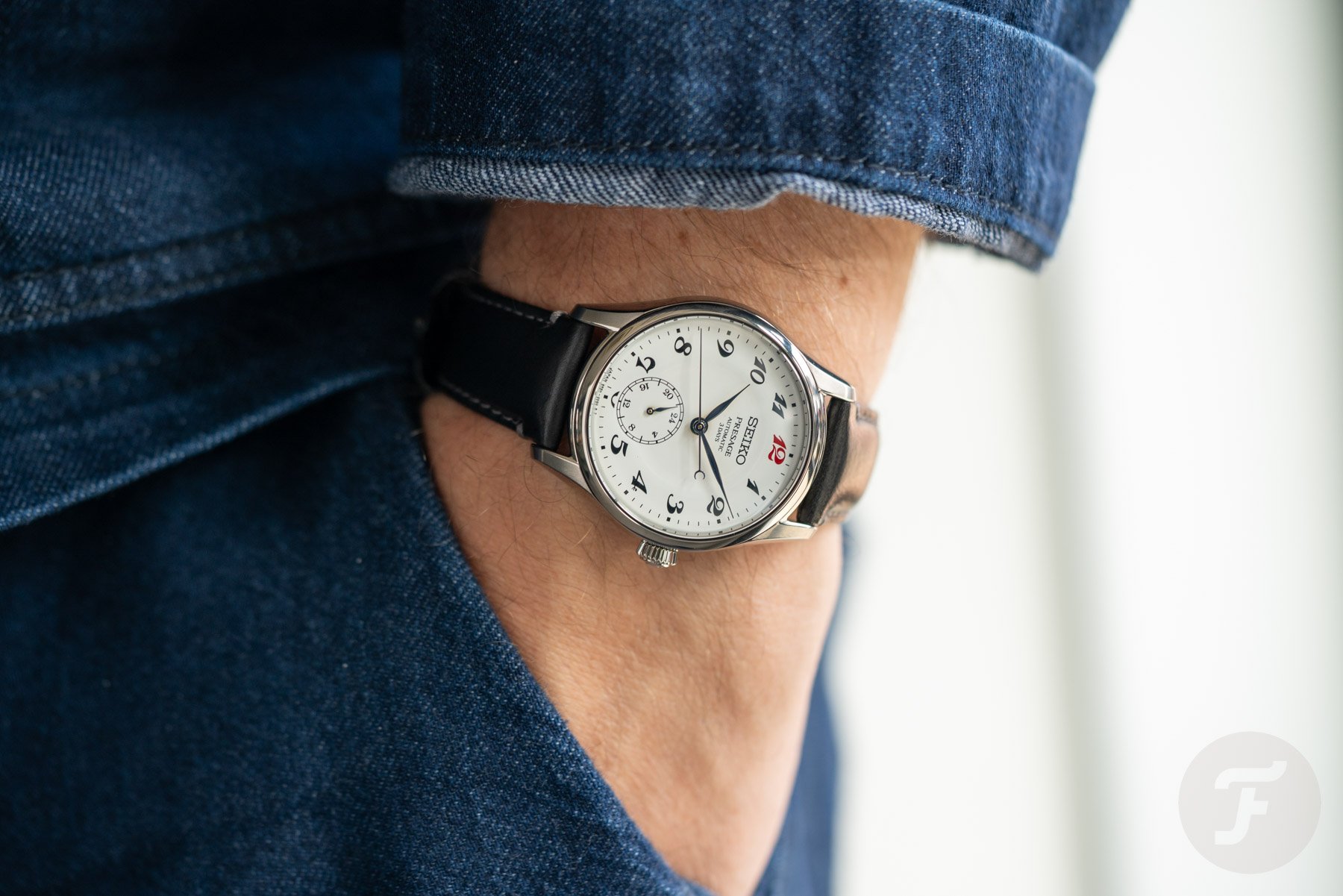 Pocketshot of the Seiko Presage Classic Series “Craftsmanship” HCC005 Enamel Dial