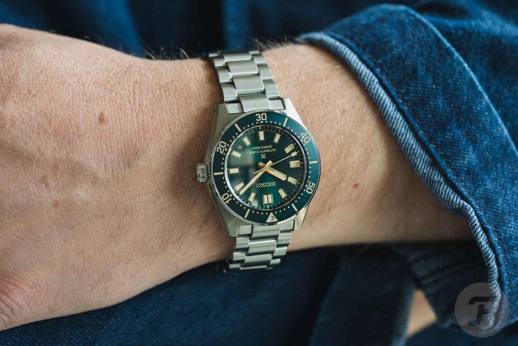 Seiko Prospex 1965 Heritage Diver's Watch HBC010 on wrist