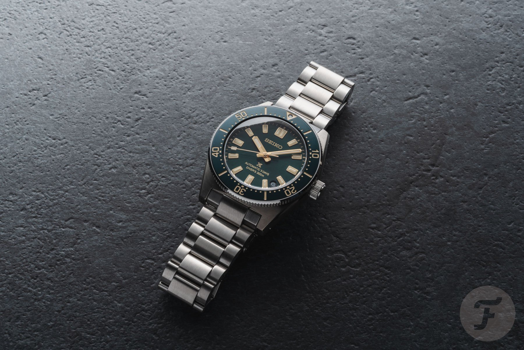 Seiko Prospex 1965 Heritage Diver's Watch HBC010 flat-lay