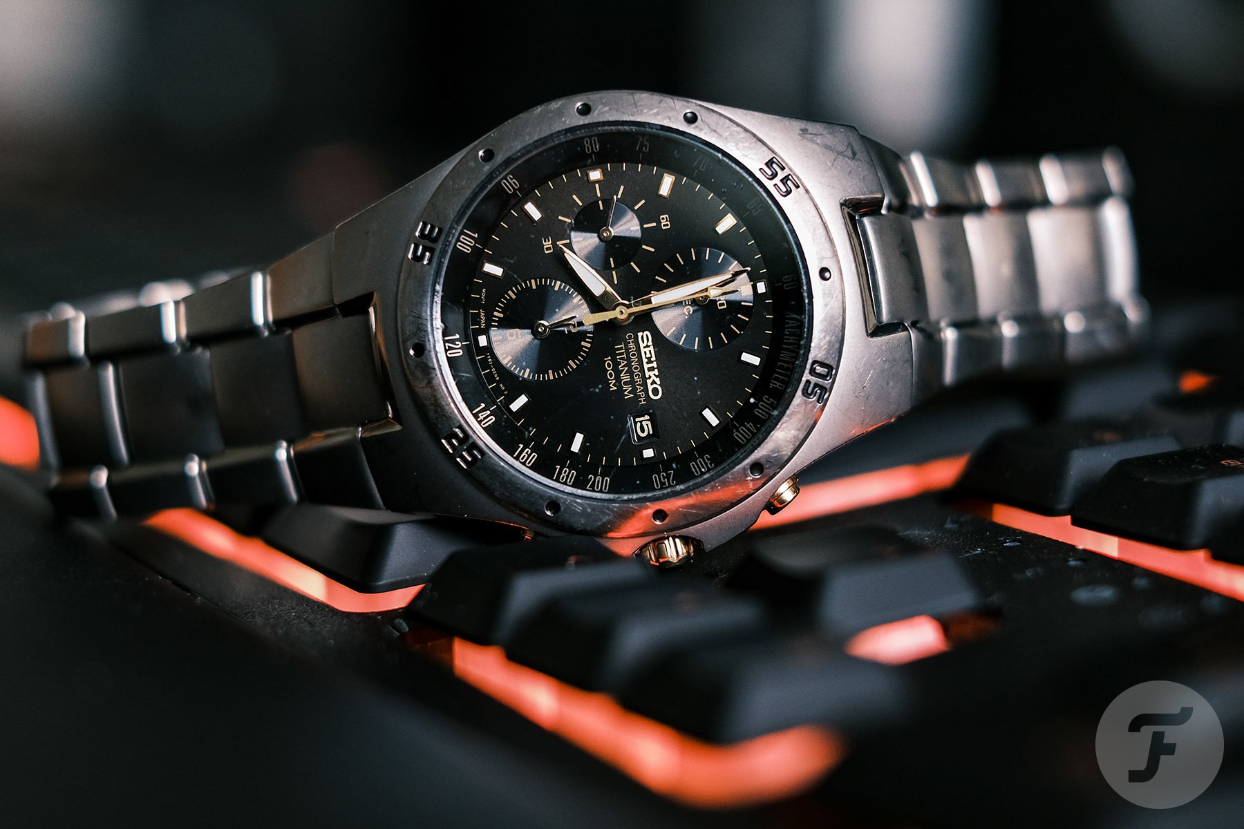 Seiko Titanium Chronograph SND419P1