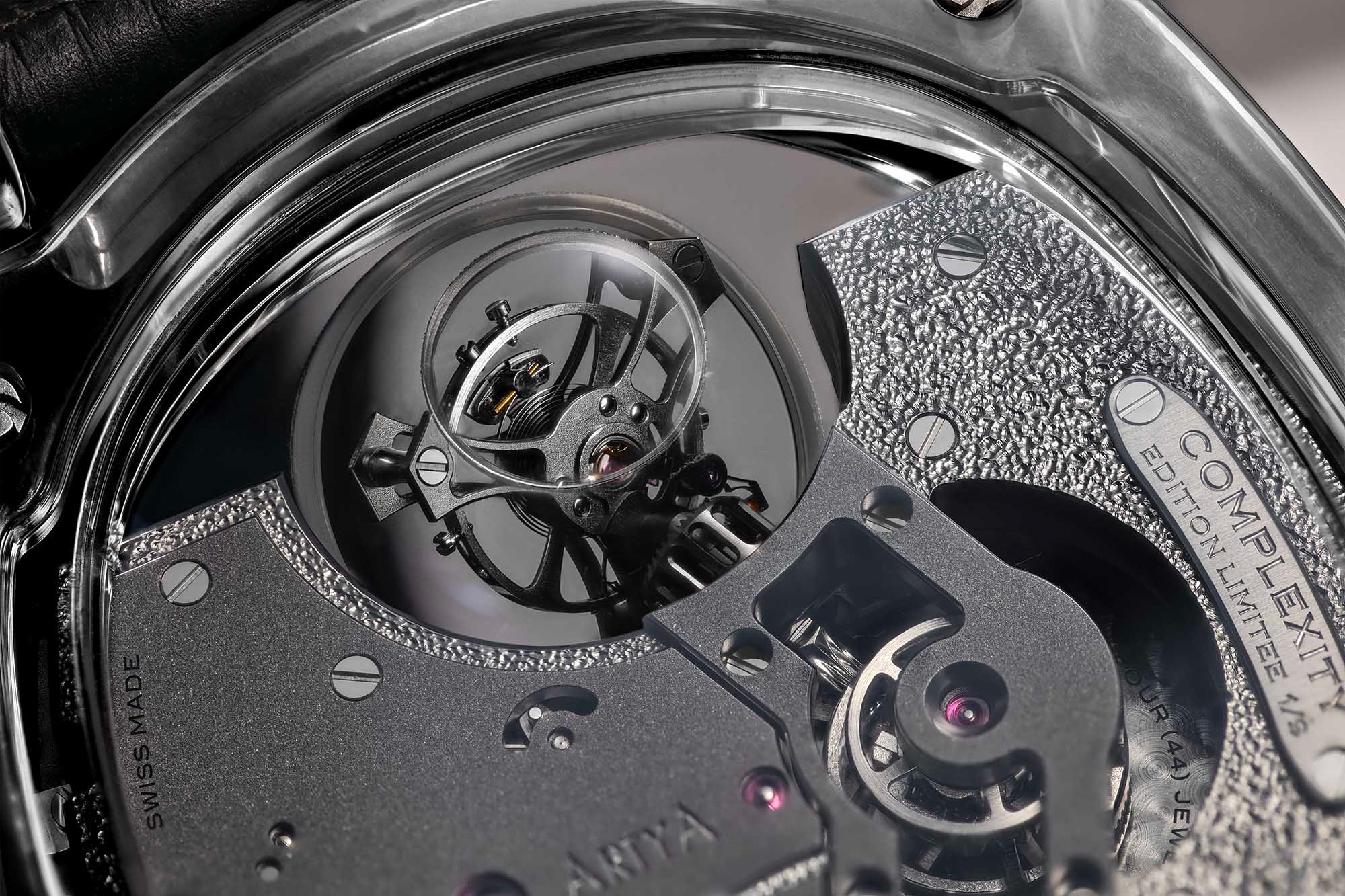 Close-up of the ArtyA Genève Complexity Métiers d'Art