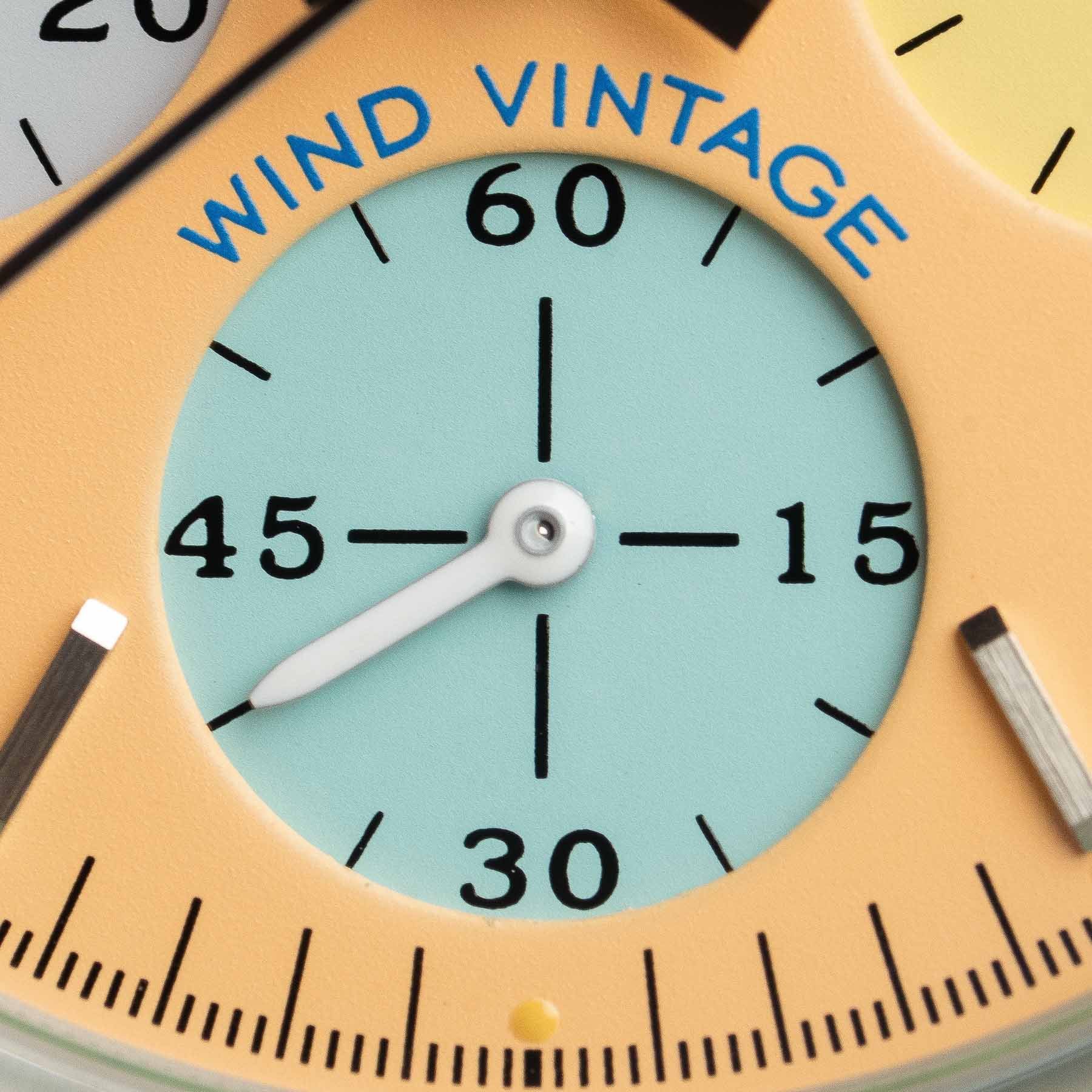 Wind Vintage × True North Vintage Rally Timer IV Dreamsicle dial macro