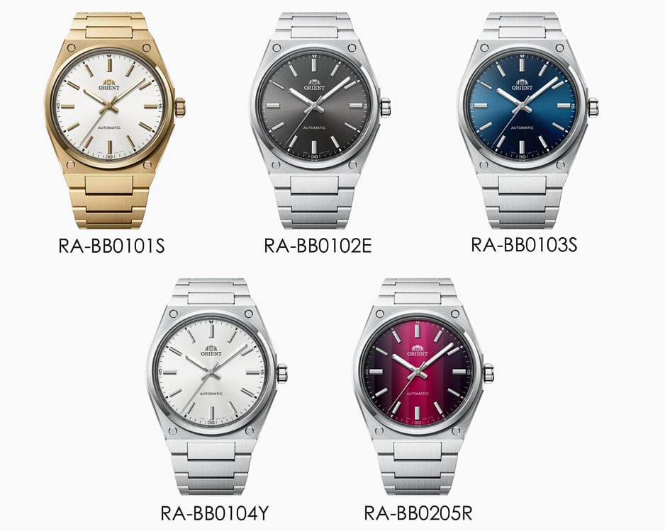 Orient Flusso collection with reference numbers