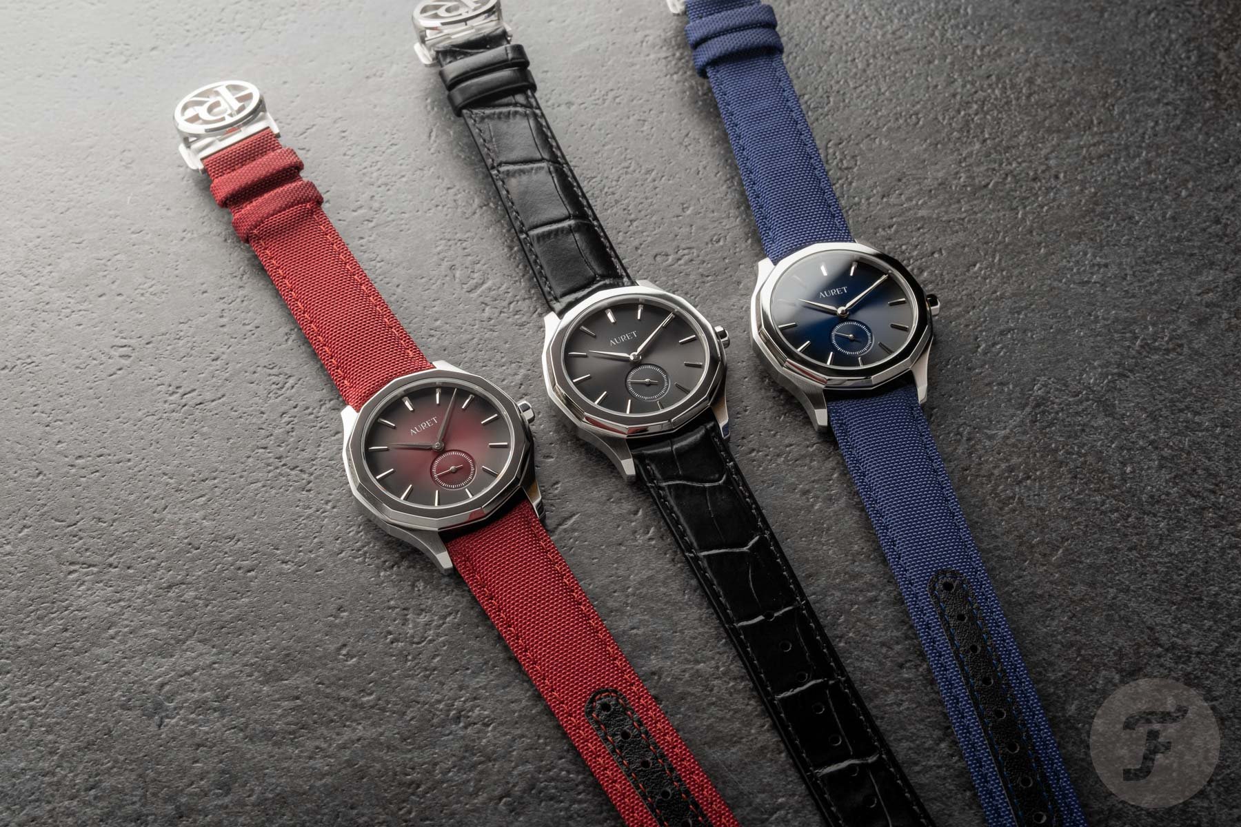 Auret Mederi lineup, flat-lay