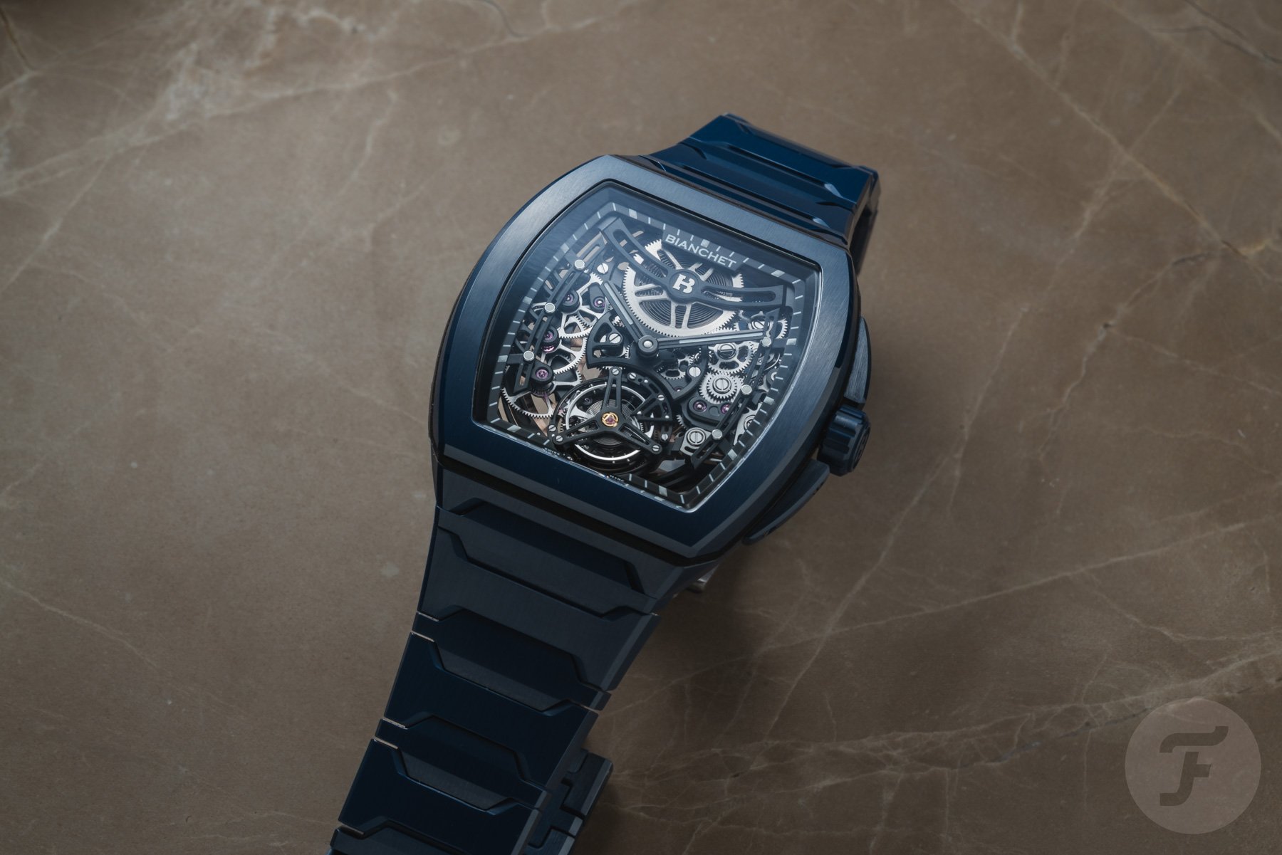 Bianchet Tonneau UltraFino Ceramic Skeleton Deep Blue