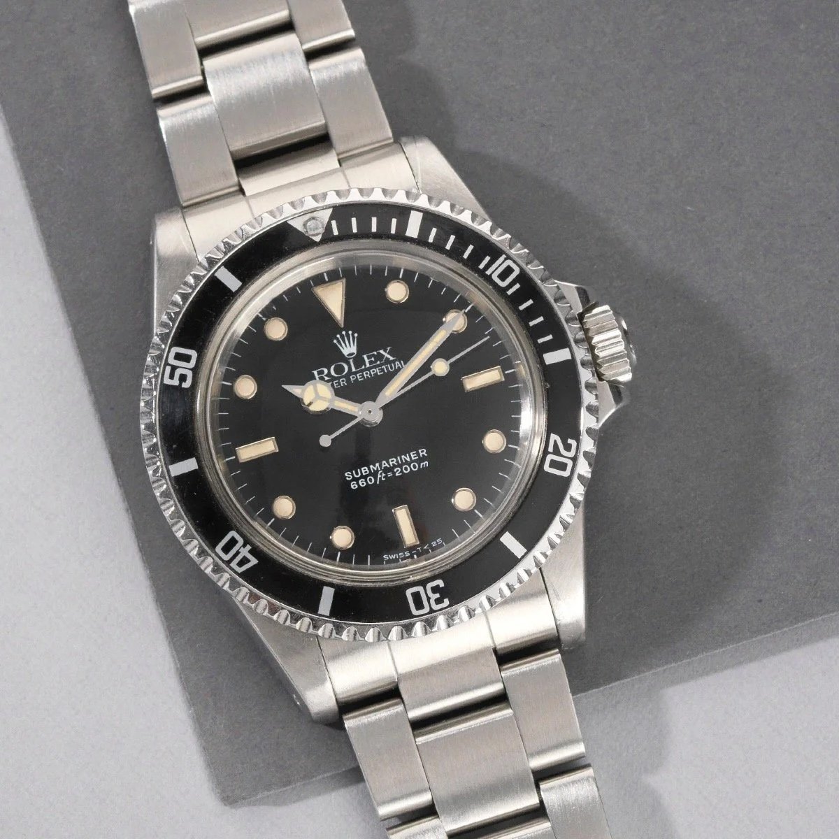 Rolex Submariner ref. 5513 with white gold surrounds