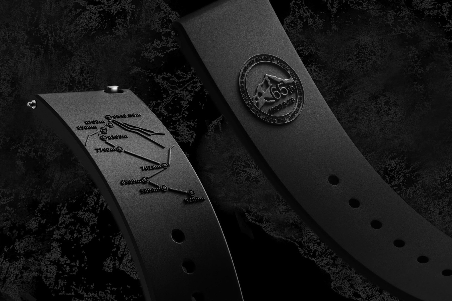 CIGA Design Everest China 65th Anniversary strap with special embossing
