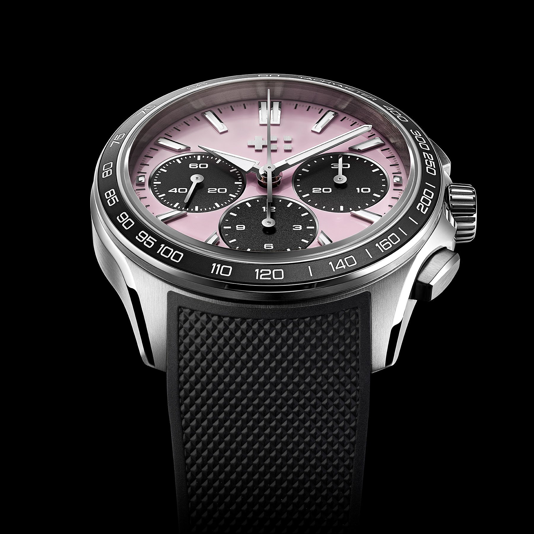 pink-dial Christopher Ward C63 Sealander Chronograph cobra shot