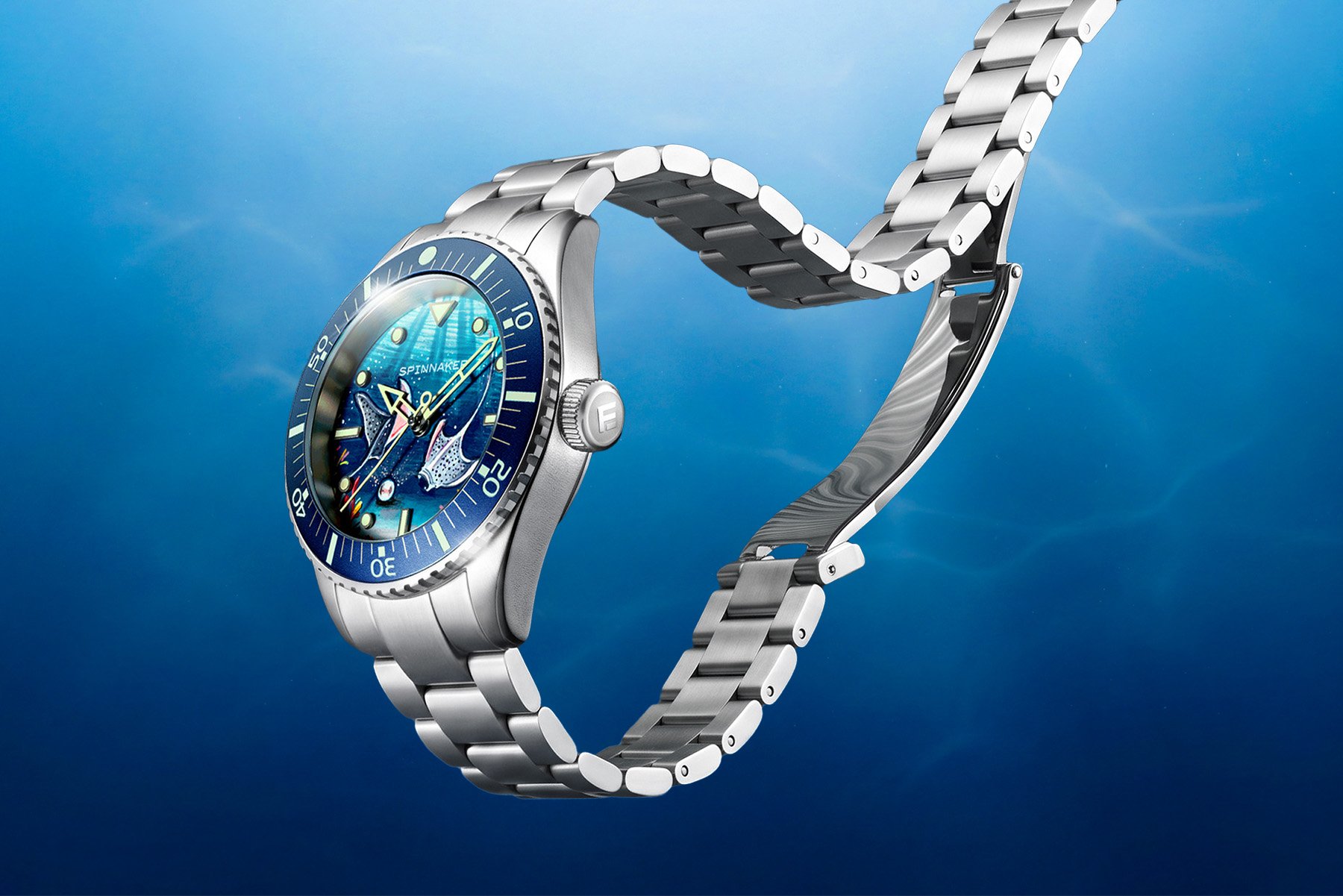 IFL Watches Spinnaker Spence Underwater Dancers floating