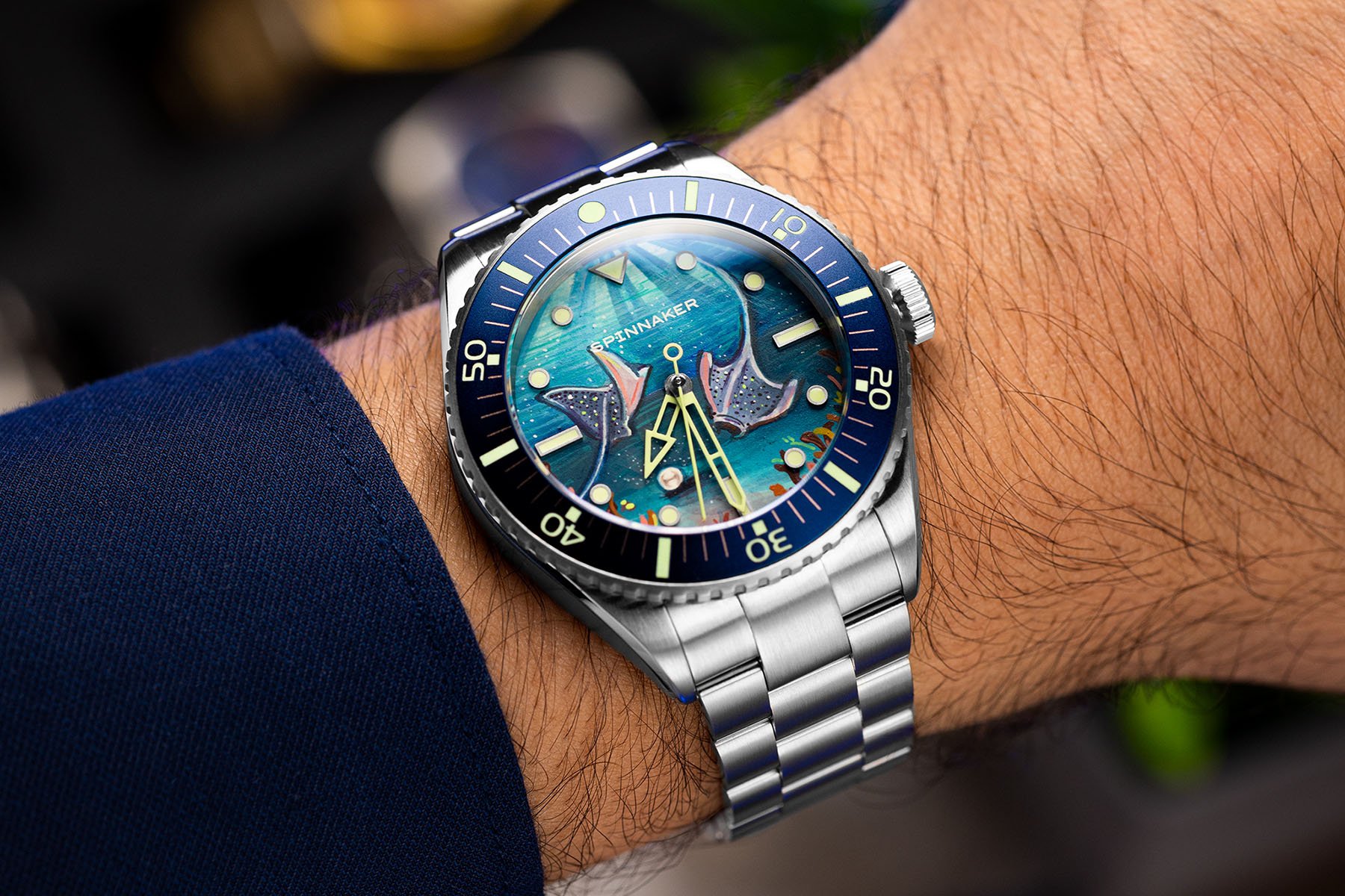 IFL Watches Spinnaker Spence Underwater Dancers wrist shot