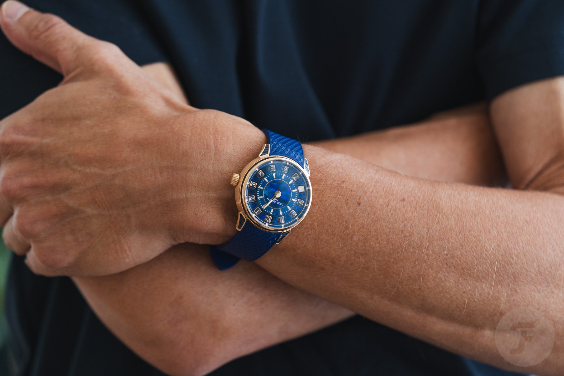 Louis Vuitton Tambour Spin Time Australian Opal