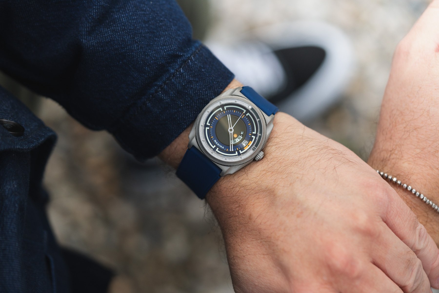 Makina Azazel_I GMT on wrist