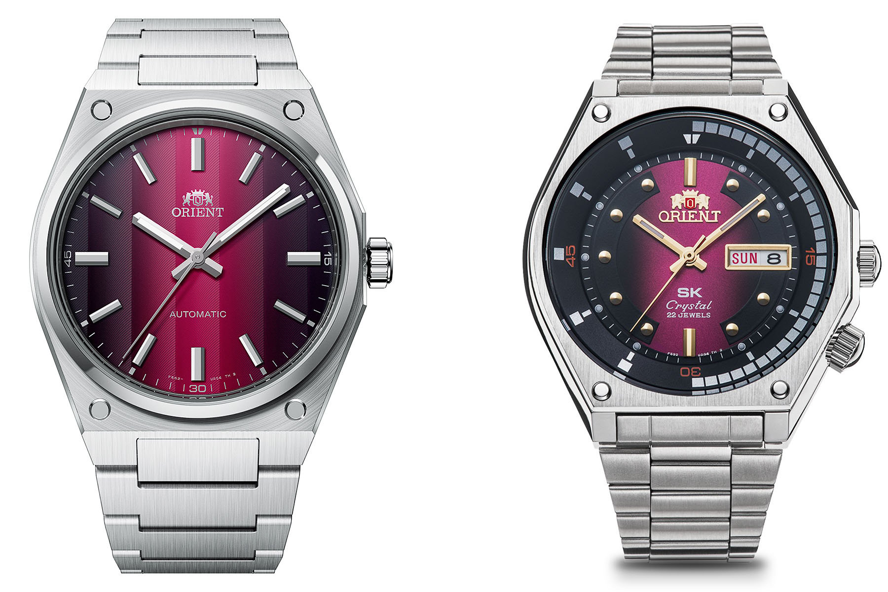 Orient Flusso RA-BB0205R and Orient SK RA-AA0B02R