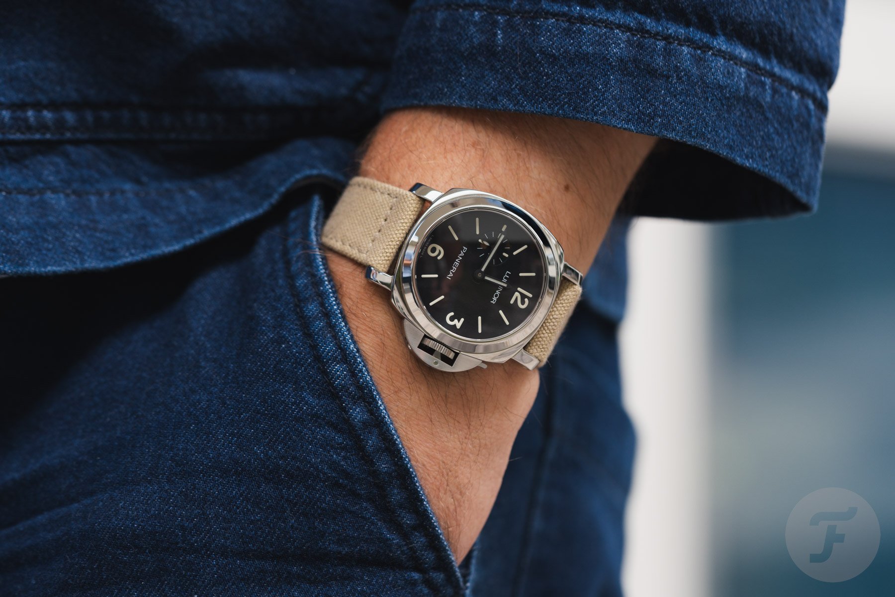 Panerai Luminor PAM01710 pocket shot