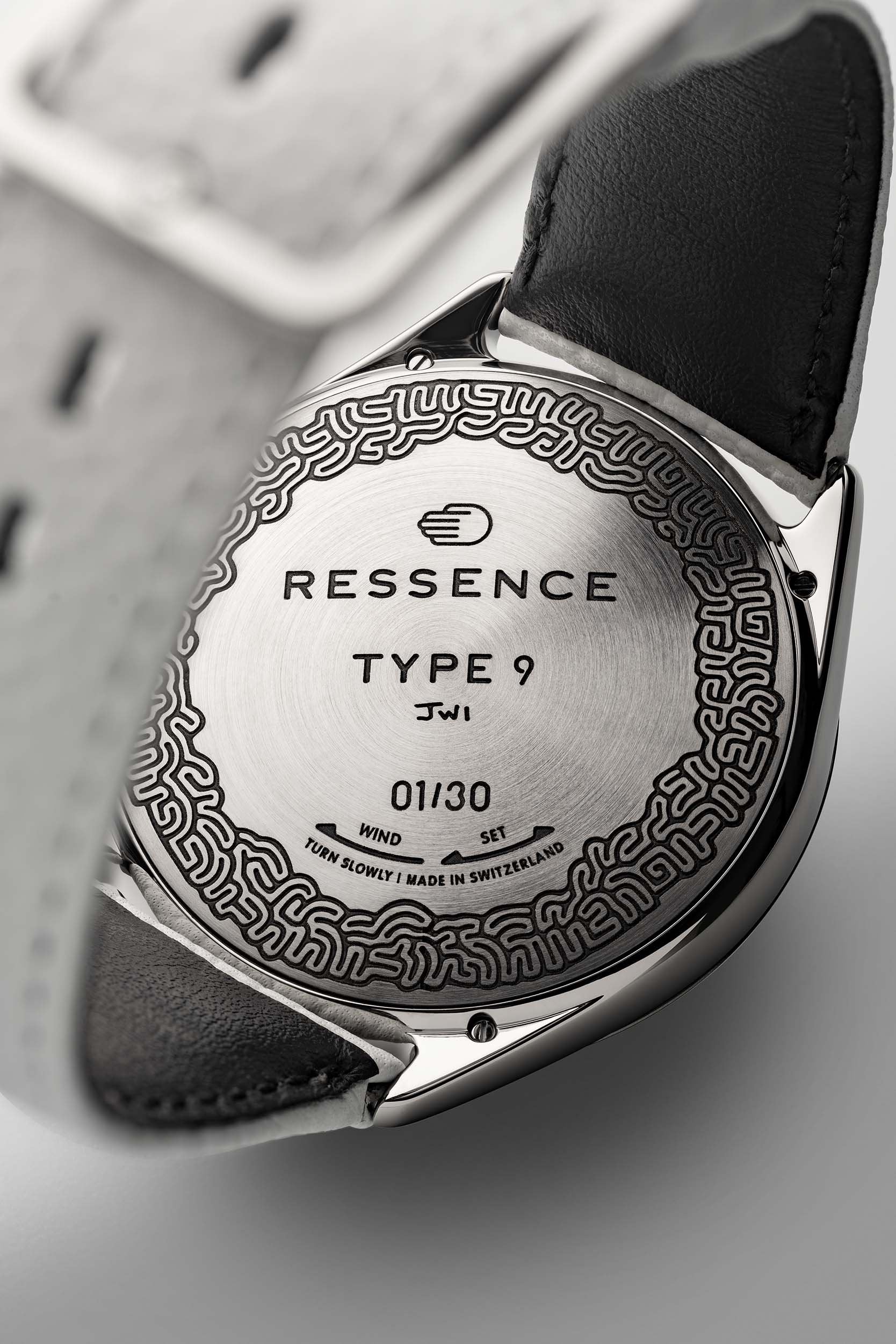 Ressence Type 9 Jules Wittock case back