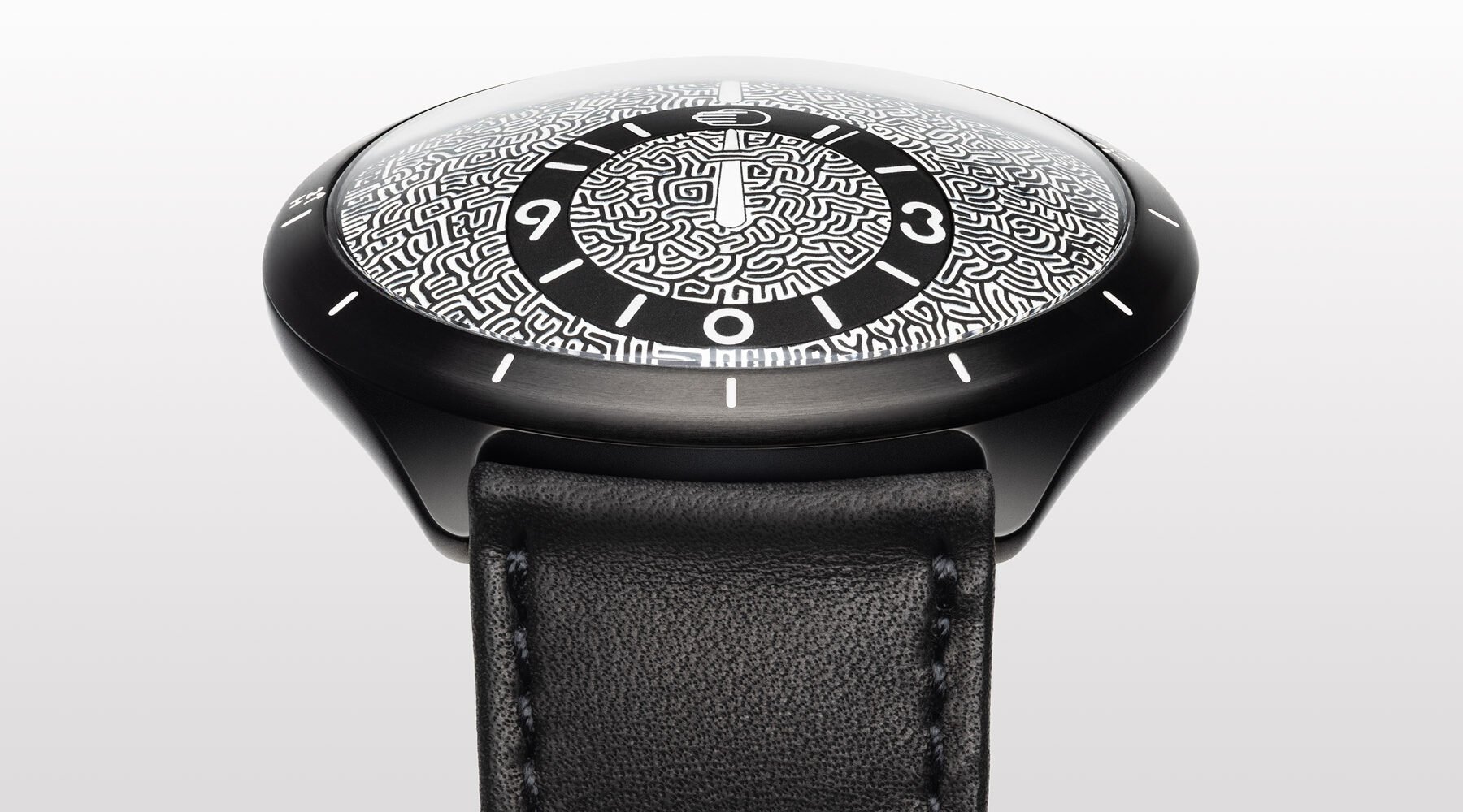black Ressence Type 9 Jules Wittock tilted back