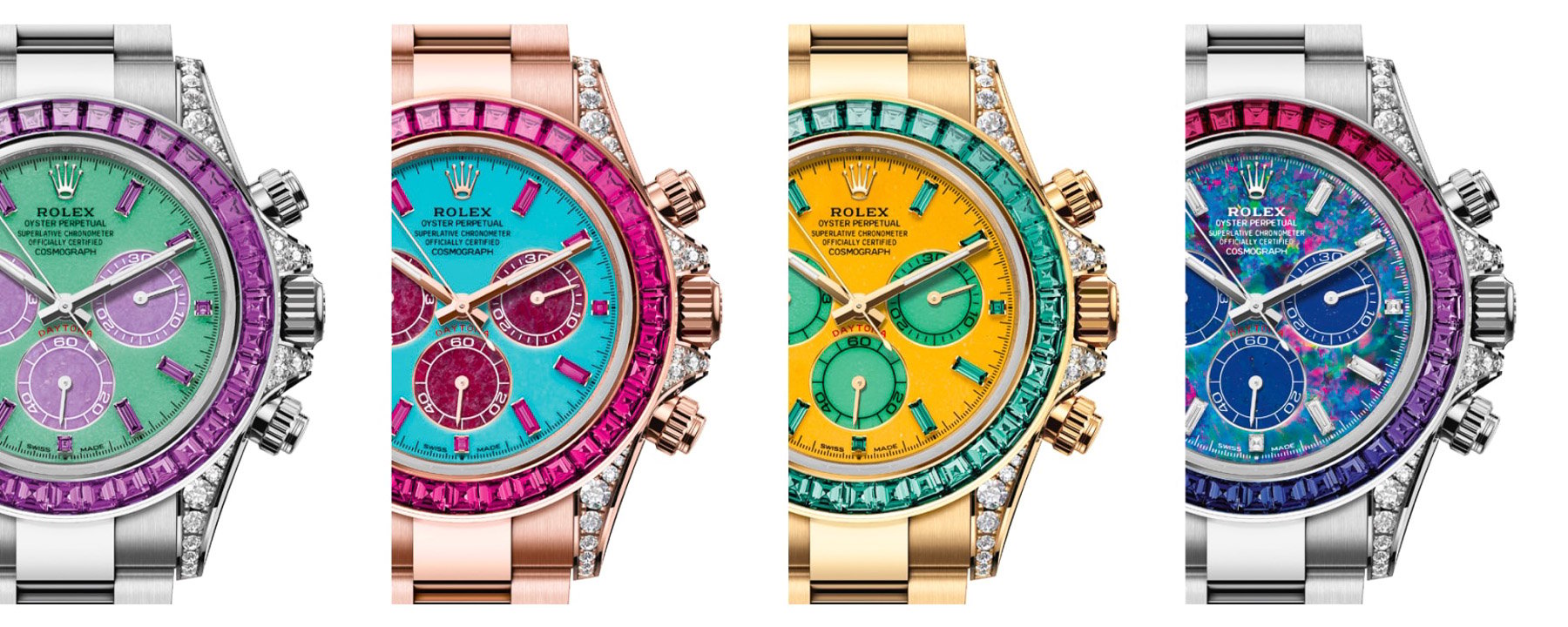 Rolex Unveils Four Unique Cosmograph Daytona Watches For Charity Auction