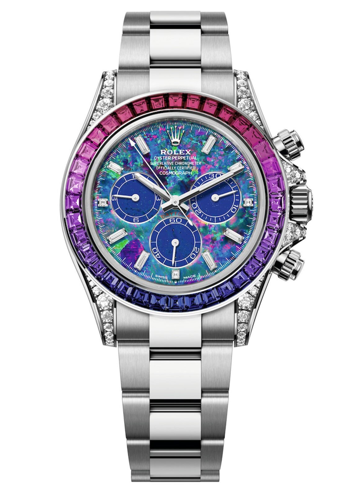 platinum and lapis Rolex Cosmograph Daytona ref. 126596SABV soldier image