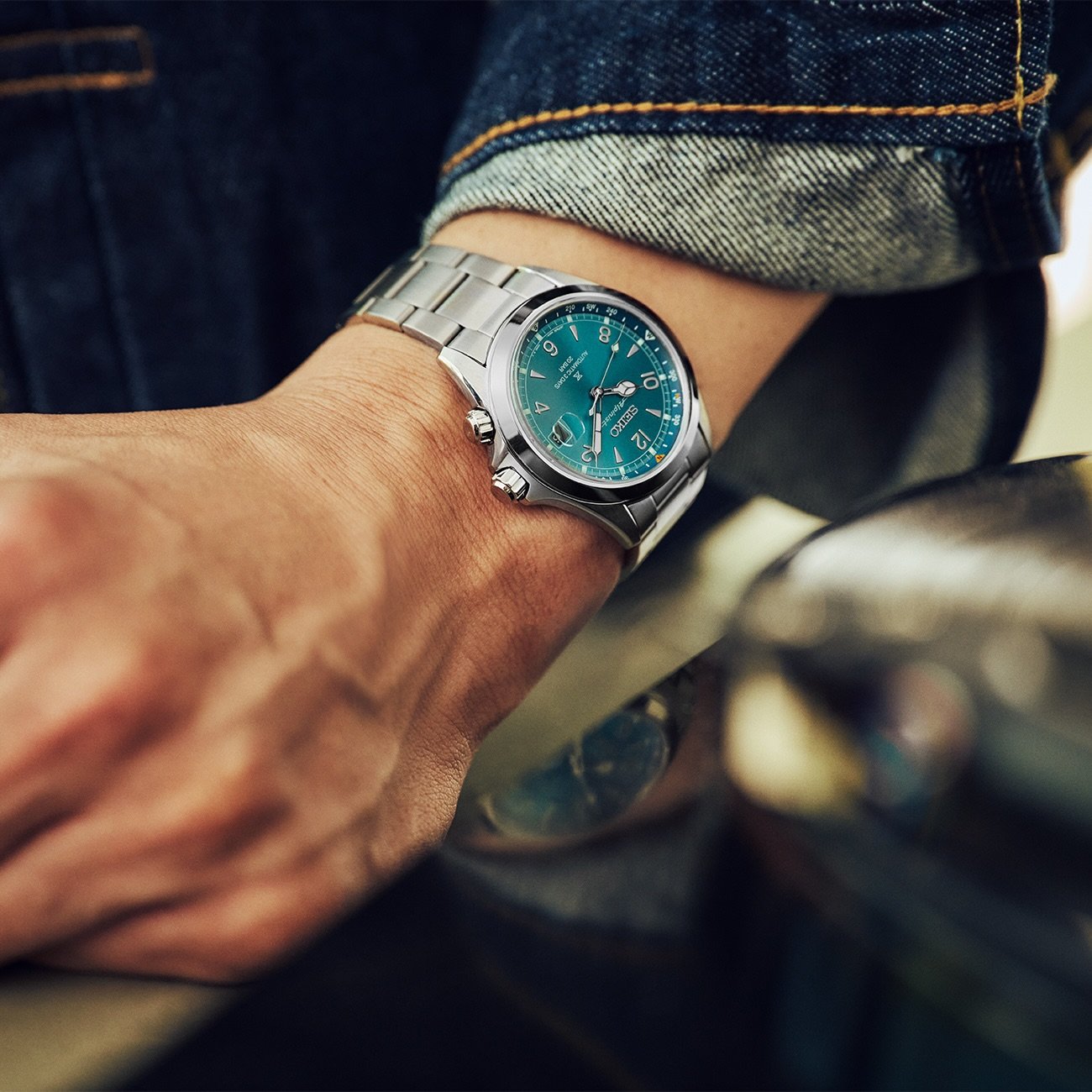 Seiko Prospex Alpinist SPB503 on wrist