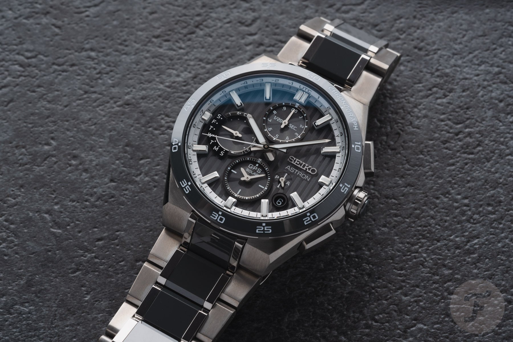 Flatlaz of the new Seiko Astron GPS Solar Dual Time Chronograph HAB007J1