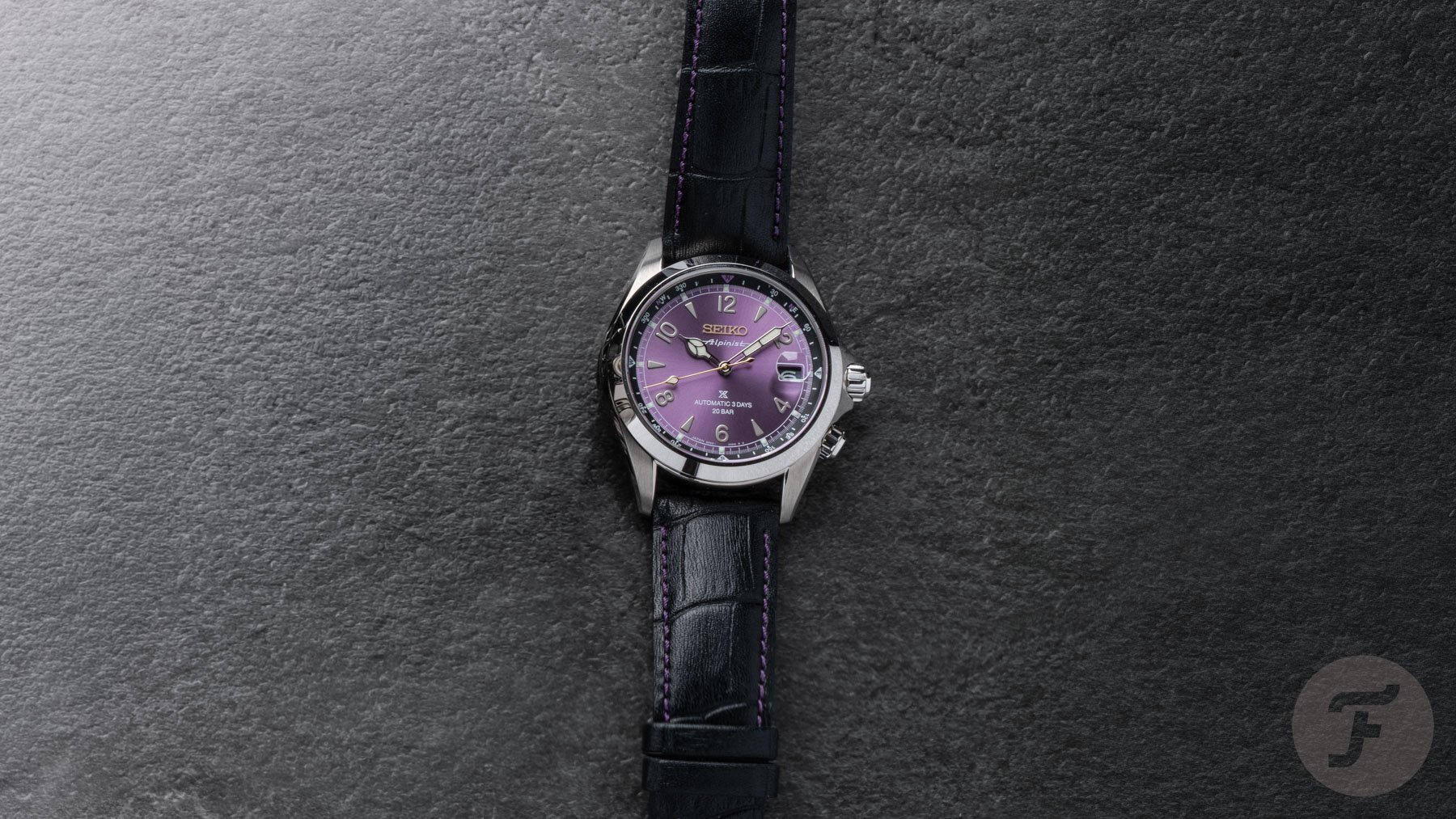 Seiko Prospex Alpinist HBC006 flat, head on