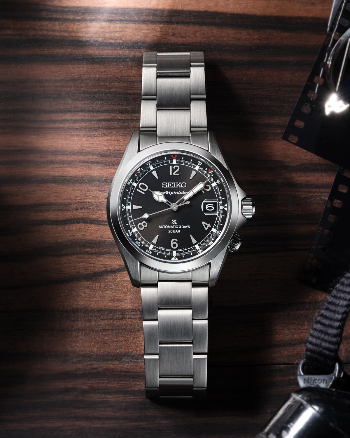 Seiko Prospex Alpinist SPB505 head on