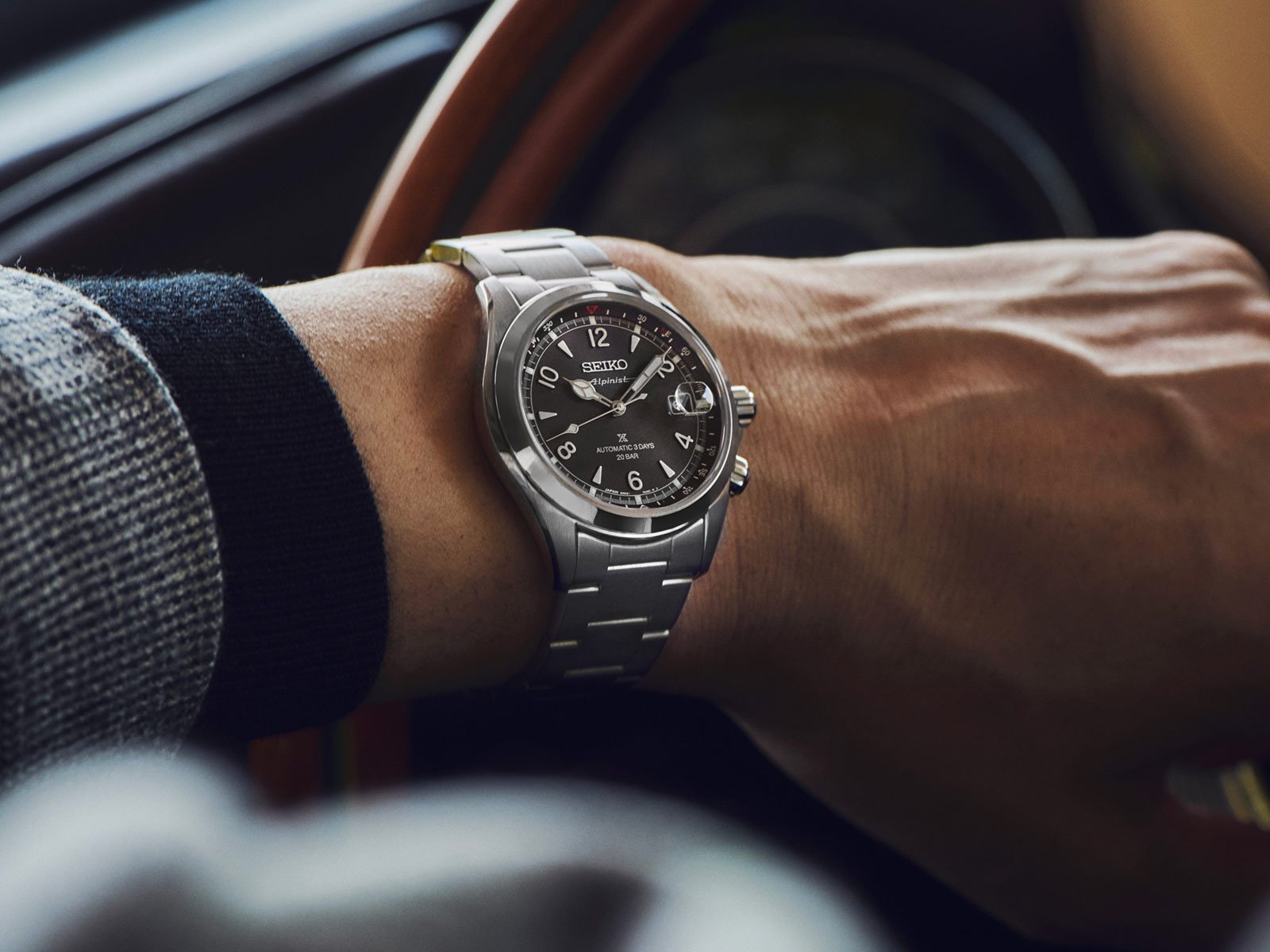 Seiko Prospect Alpinist SPB505 on wrist
