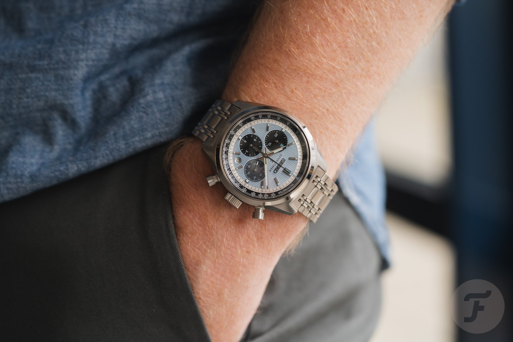 Seiko Speedtimer Mechanical Chronograph HBD001 pocket shot