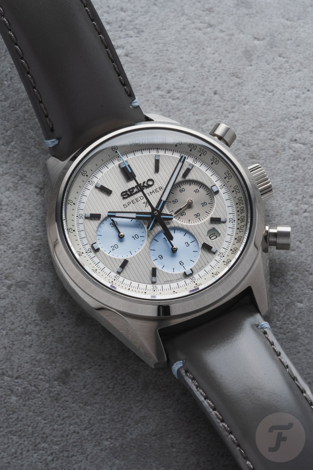 Seiko Speedtimer Mechanical Chronograph HBD002 flat-lay