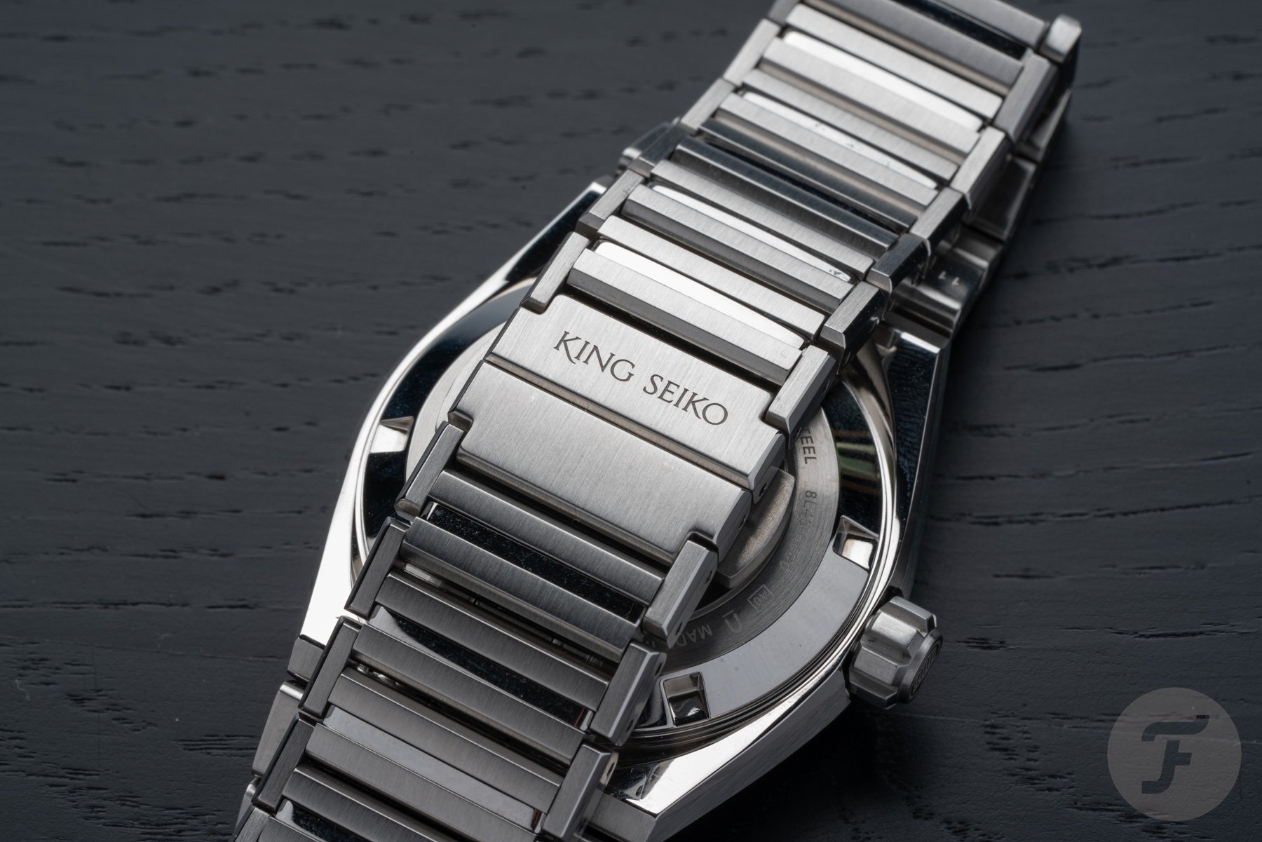 King Seiko HFK005 bracelet, clasp closed