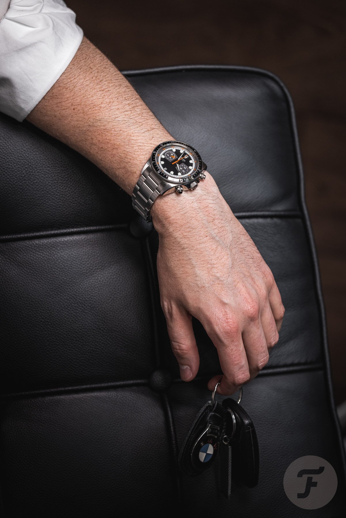 discontinued watches — Tudor Heritage Chrono on wrist