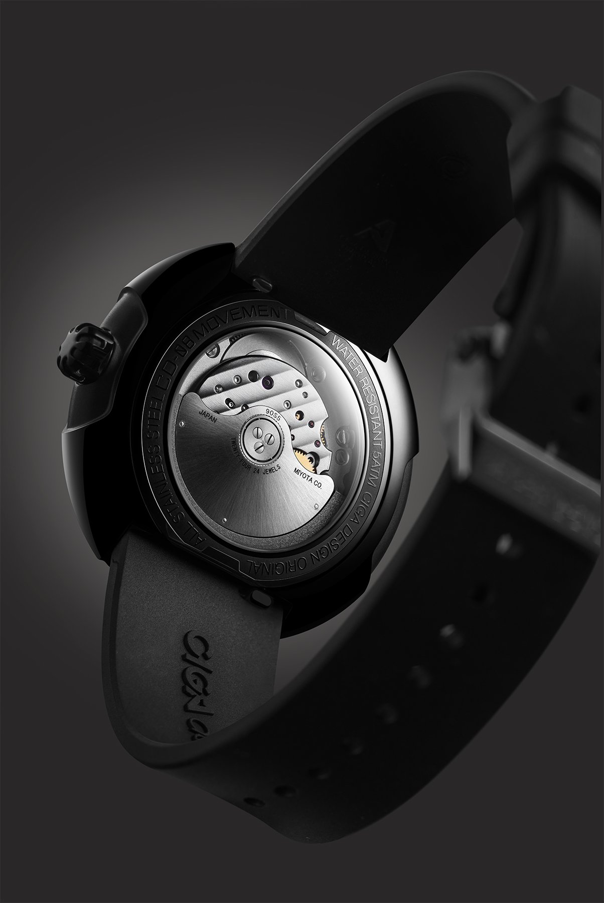 CIGA Design Time Cipher Gold rear view