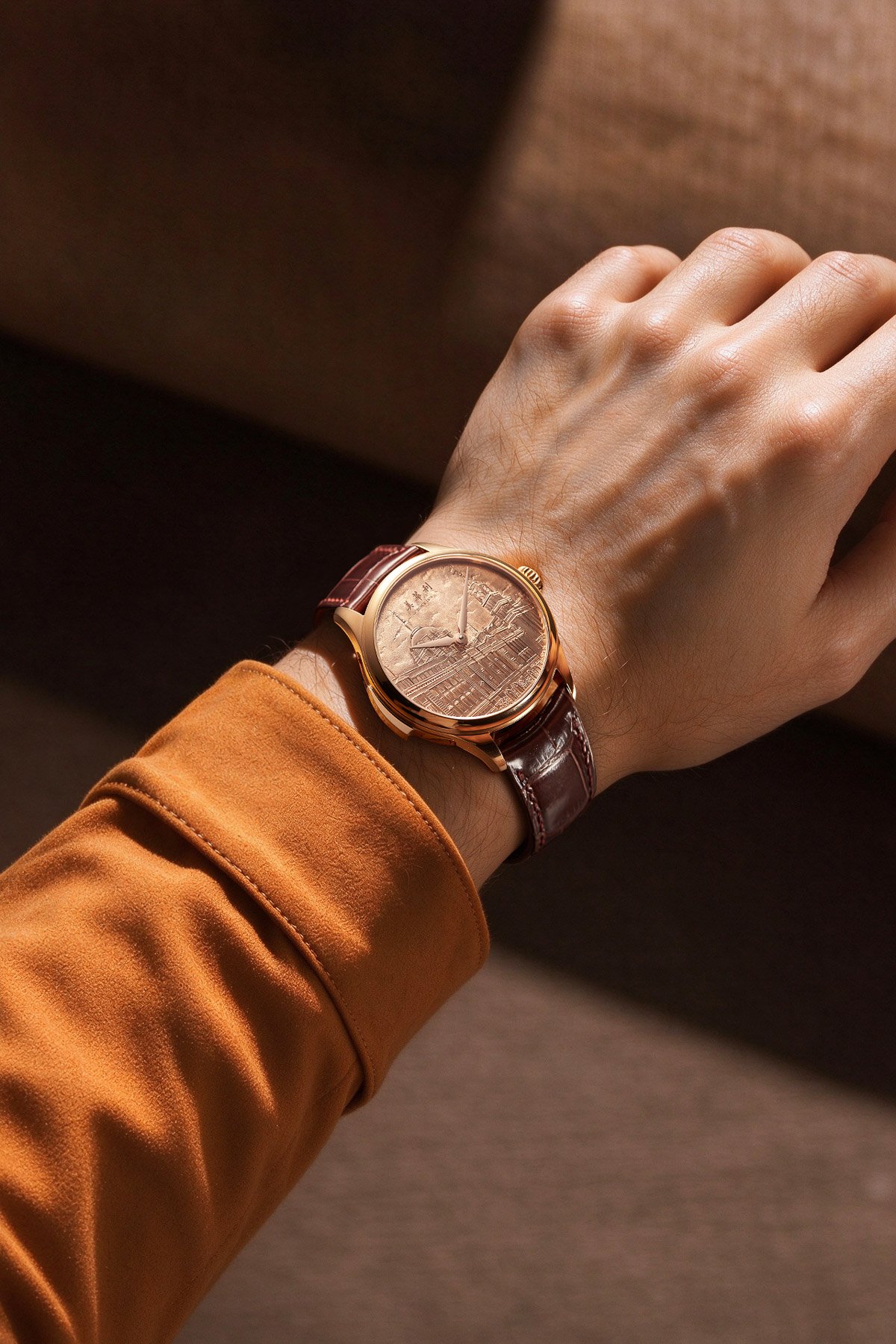 Atelier Mephalie Voice of China on wrist