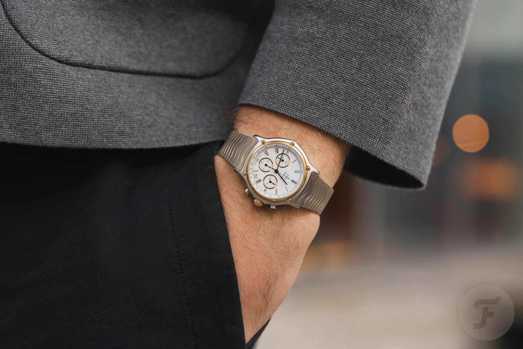 vintage Ebel Sport Classic Chronograph pocket shot