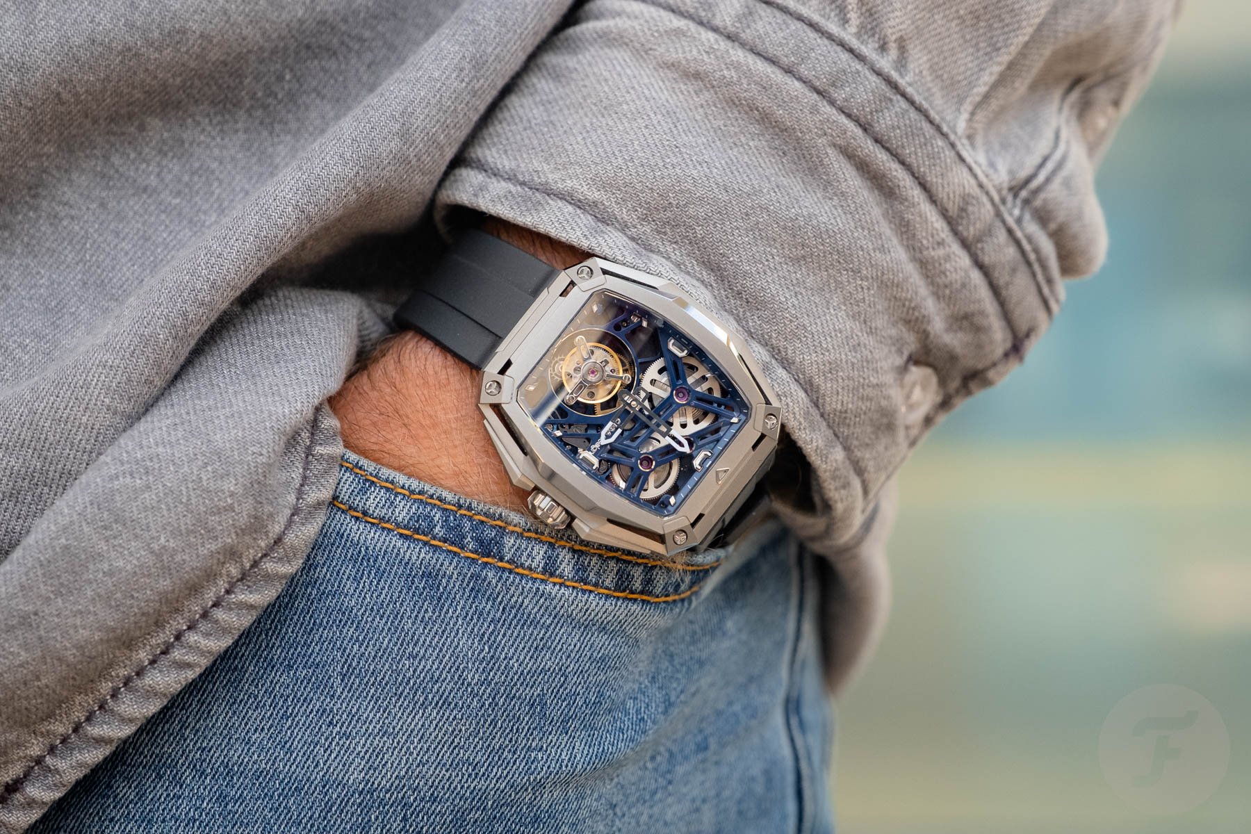 CIGA Design Hunter Tourbillon pocket shot