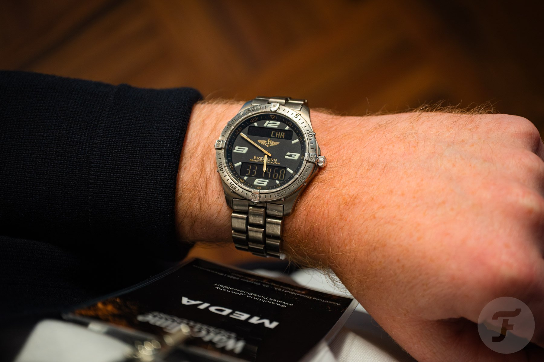 Breitling Aerospace F65362 wrist shot