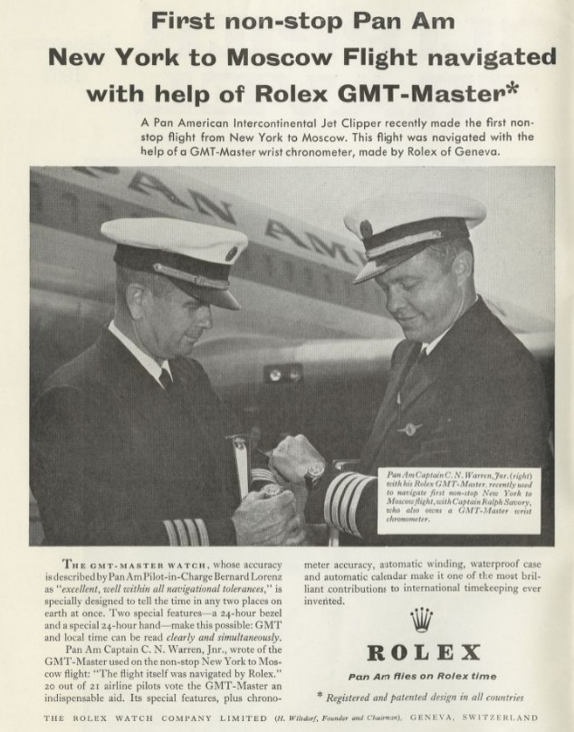 Rolex GMT-Master ad