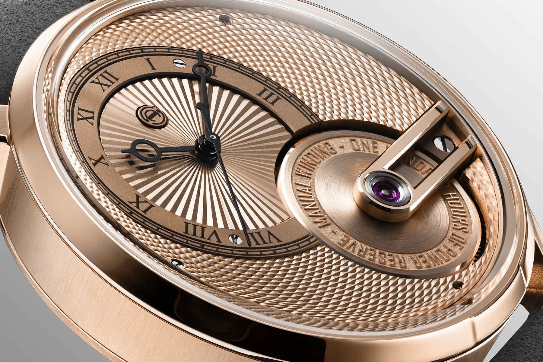 Armin Strom Tribute³ Au750 dial macro