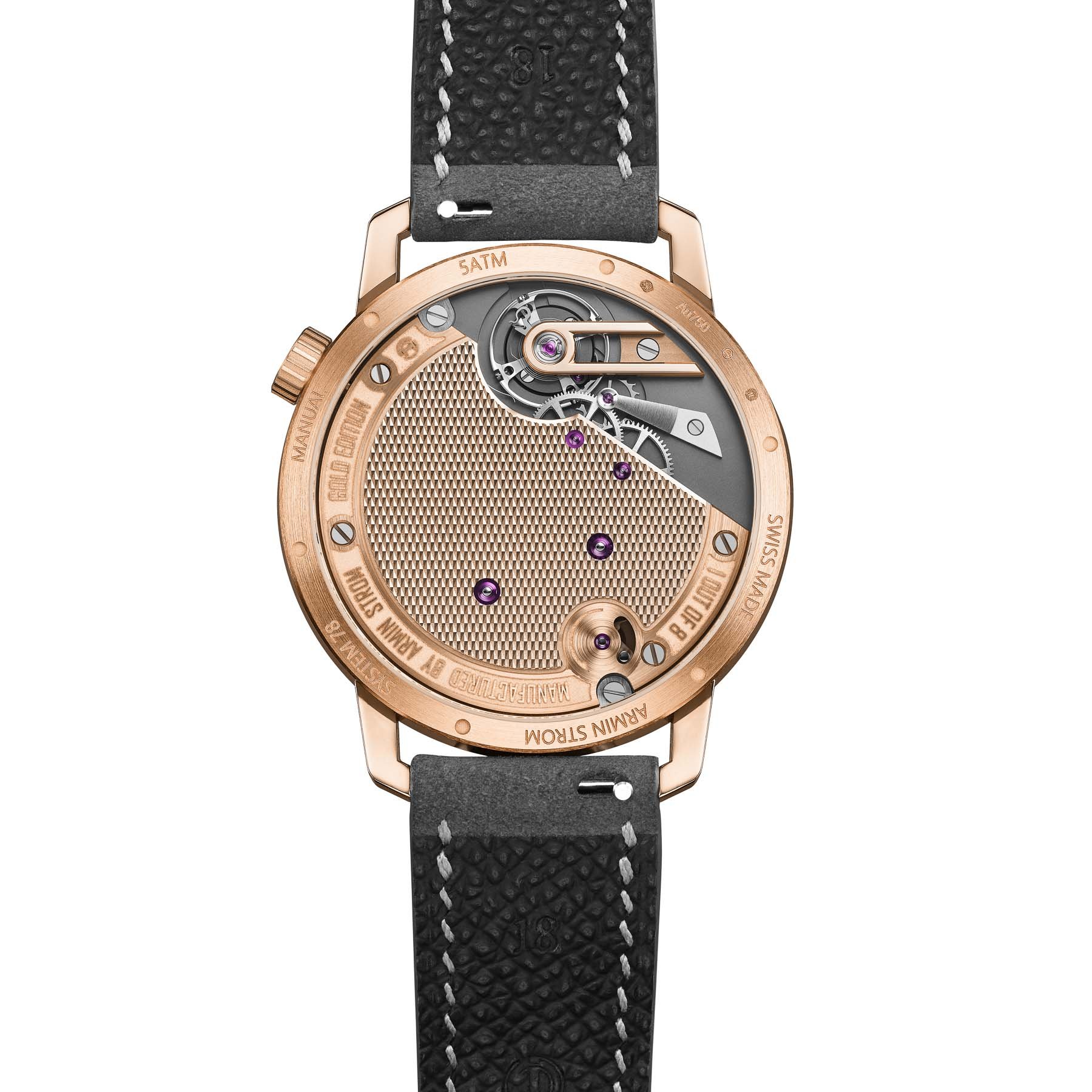 Armin Strom Tribute³ Au750 movement