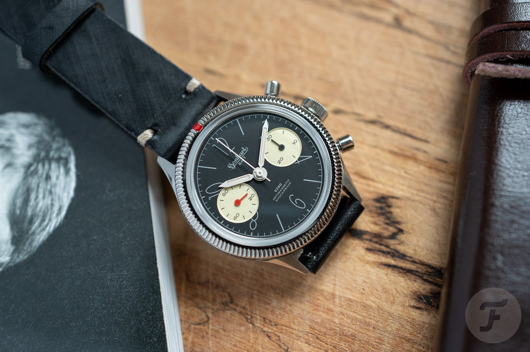 black-dial Hanhart 417 ES × 0260 & BAIT