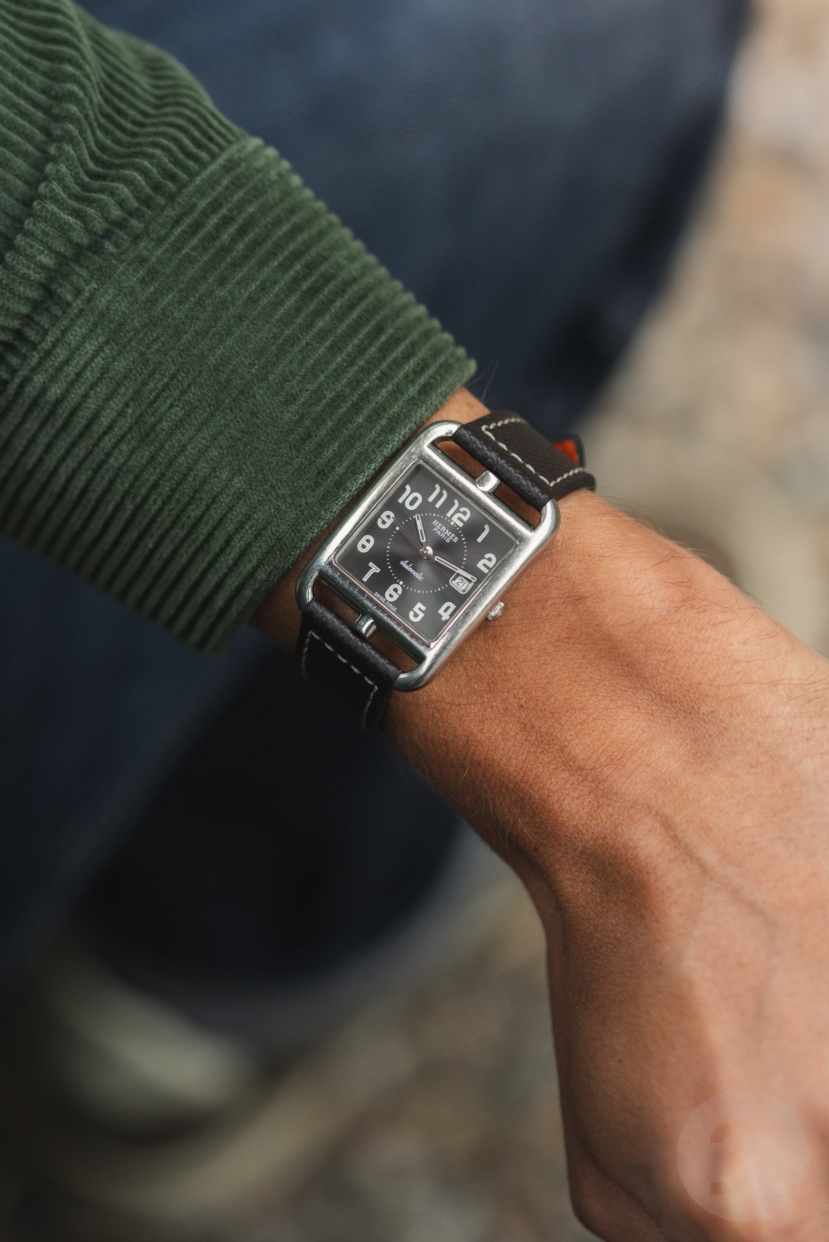 Hermès Cape Cod ref. CC1.710 on wrist