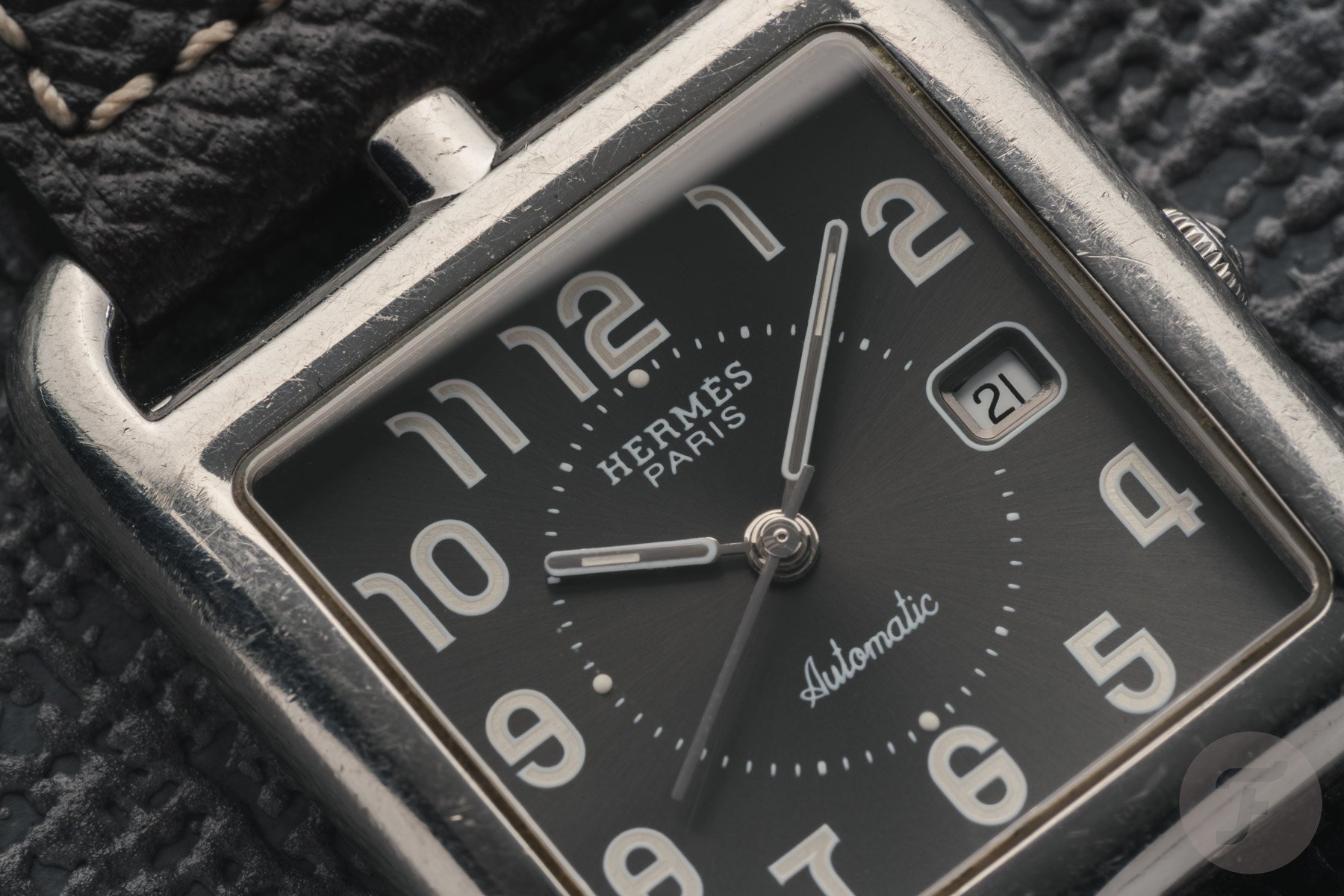 Hermès Cape Cod ref. CC1.710 dial close-up