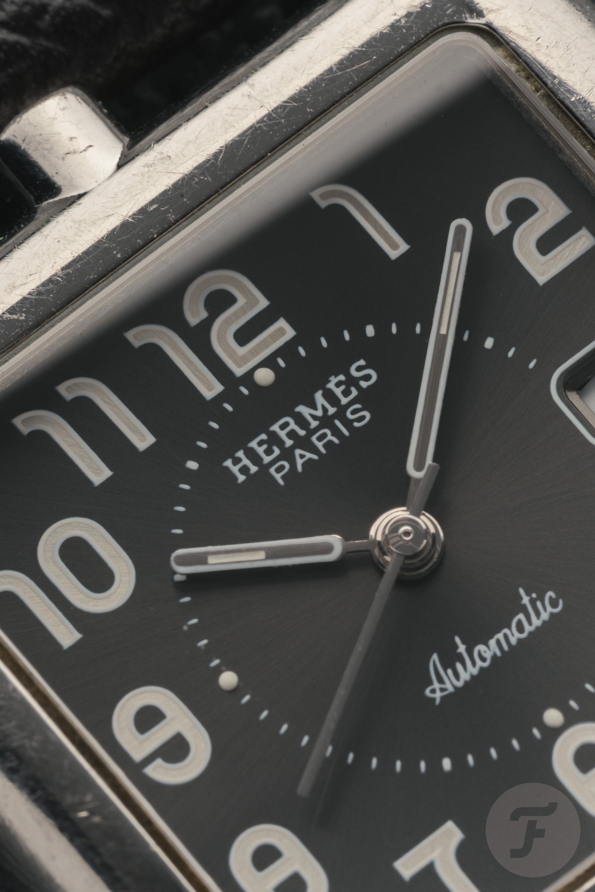 Hermès Cape Cod ref. CC1.710 dial macro