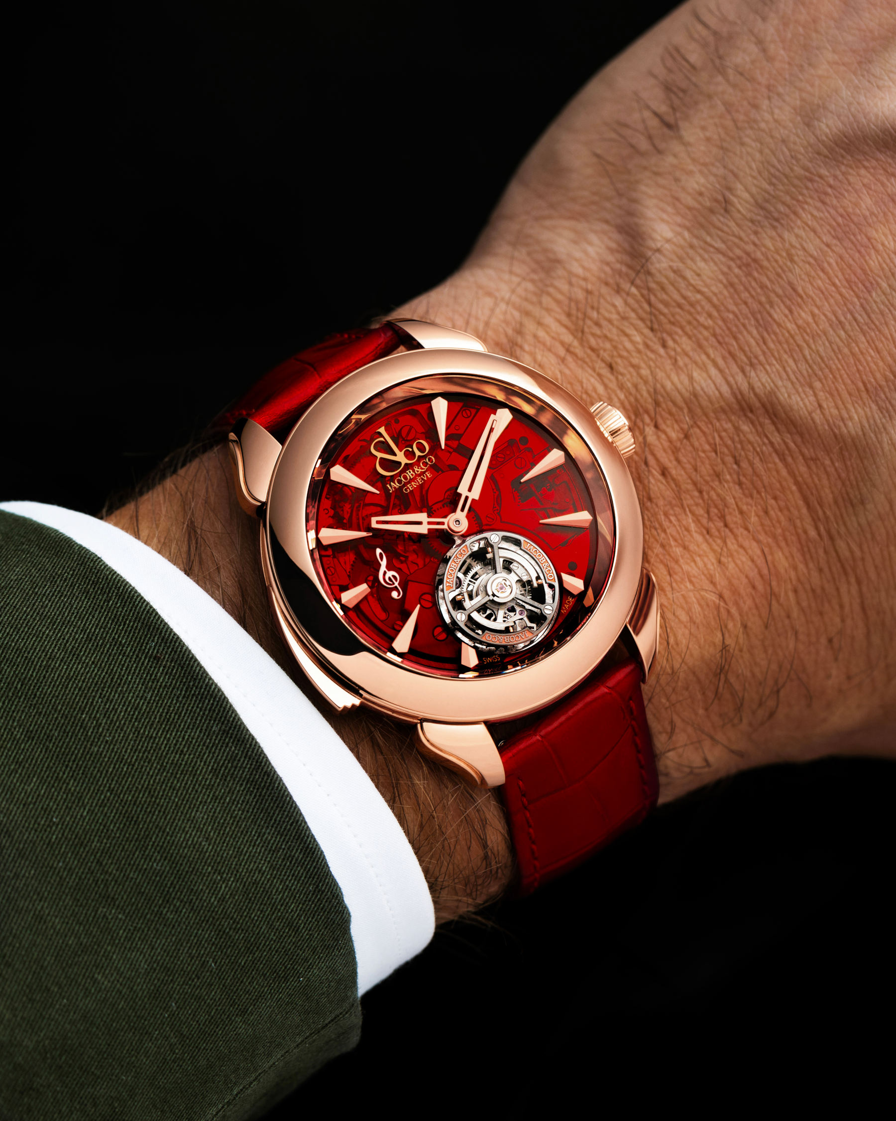 Jacob & Co. Palatial Flying Tourbillon Minute Repeater wristshot