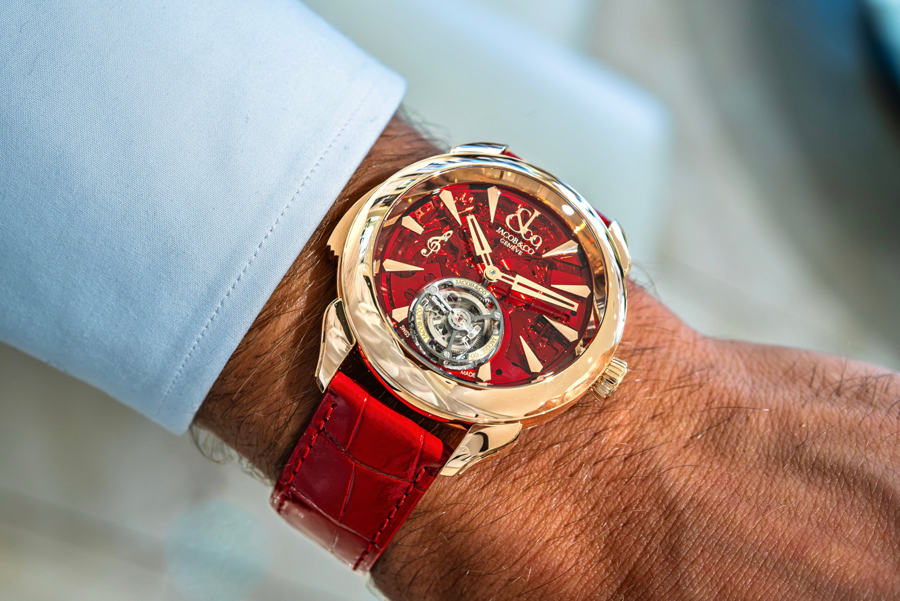 Jacob & Co. Palatial Flying Tourbillon Minute Repeater wristshot