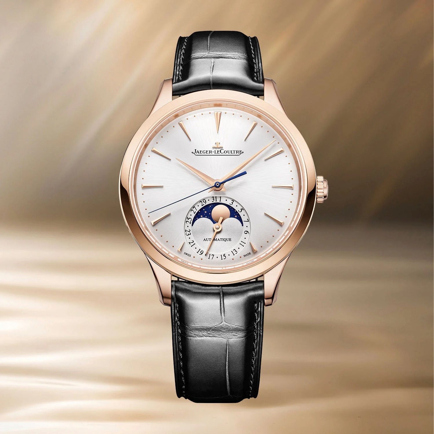 Jaeger-LeCoultre Master Ultra Thin Moon Q1242521 head on