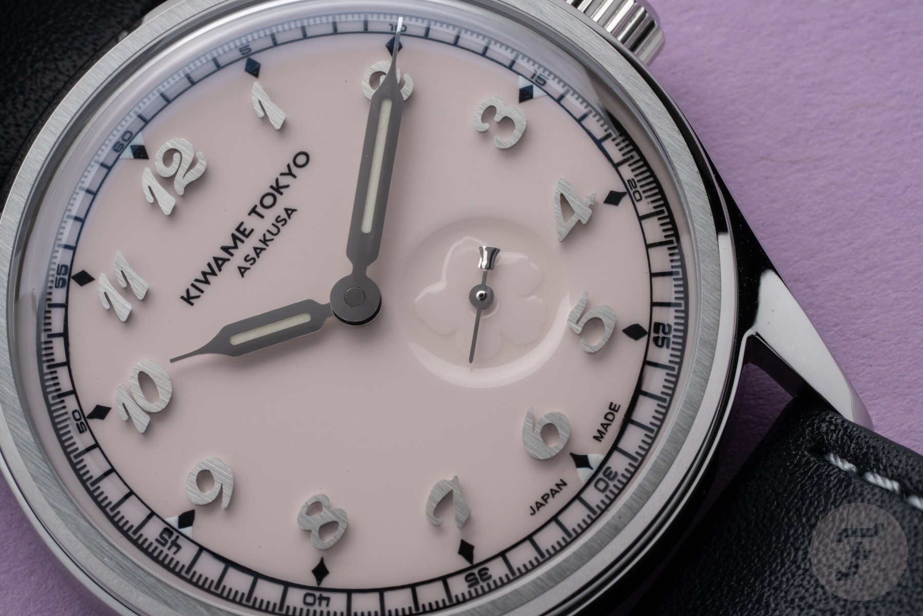 Kiwame Tokyo Kubo Sakura dial close-up