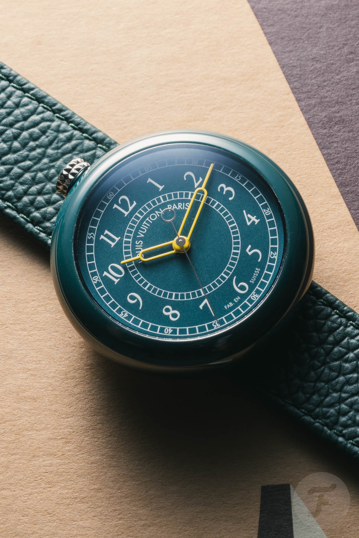The green Louis Vuitton Monterey