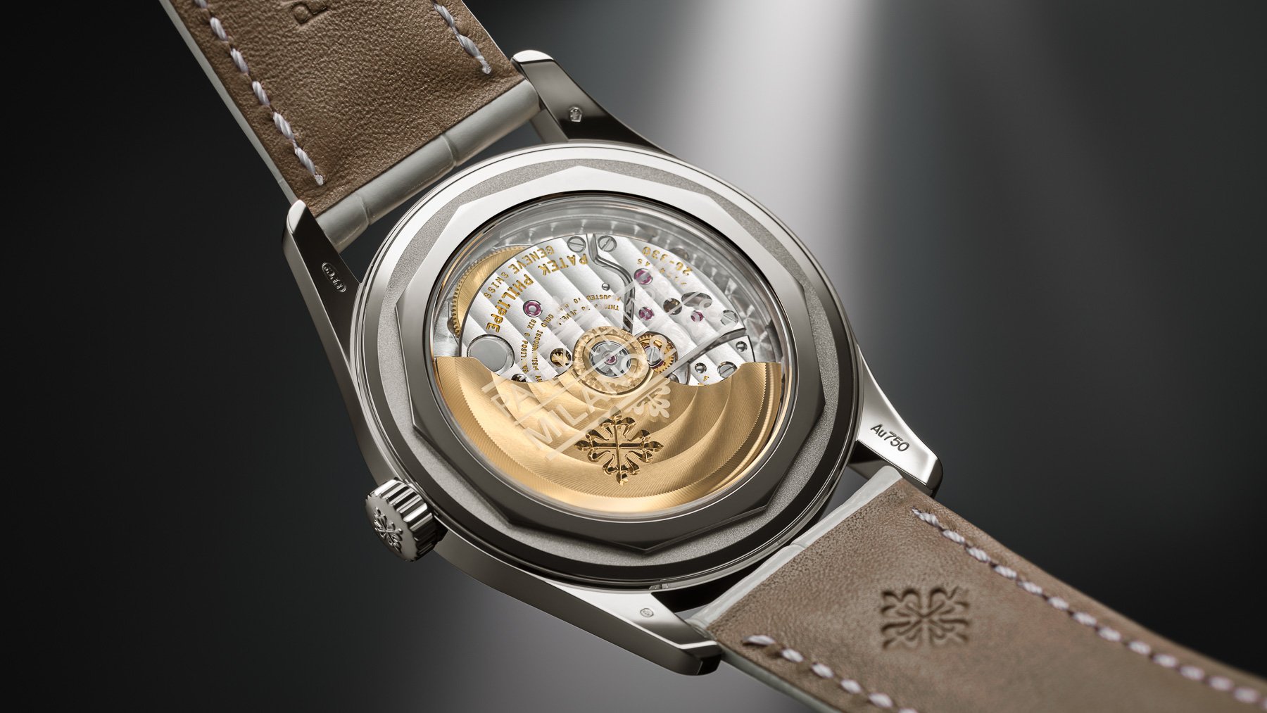 Patek Philippe Calatrava Date and Center Seconds ref. 7007G-010 Milano 2026 Limited Edition case back and movement
