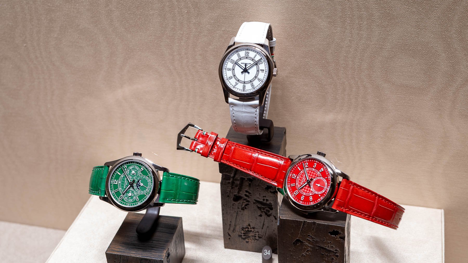 three Italian-exclusive Patek Philippe watches